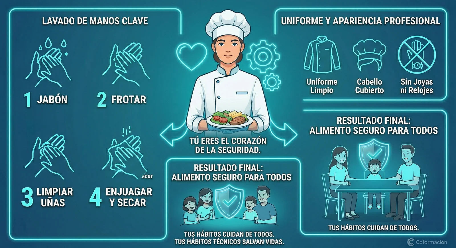 Higiene del Manipulador de Alimentos - Coformación